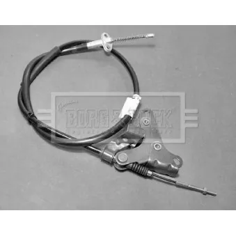 Tirette à câble, frein de stationnement BORG & BECK BKB1946