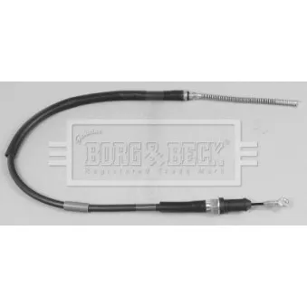 Tirette à câble, frein de stationnement BORG & BECK BKB2153