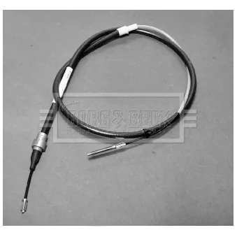 Tirette à câble, frein de stationnement BORG & BECK OEM 6X0609721E