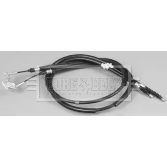 Tirette à câble, frein de stationnement BORG & BECK OEM 522455