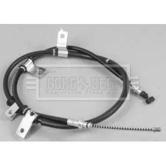 Tirette à câble, frein de stationnement BORG & BECK BKB2794