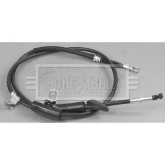 Tirette à câble, frein de stationnement BORG & BECK BKB2821