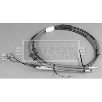 Tirette à câble, frein de stationnement BORG & BECK OEM 522039