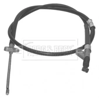 Tirette à câble, frein de stationnement BORG & BECK BKB2921