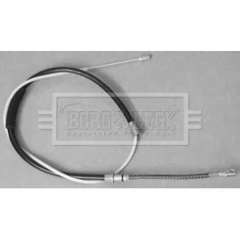 Tirette à câble, frein de stationnement BORG & BECK BKB3208