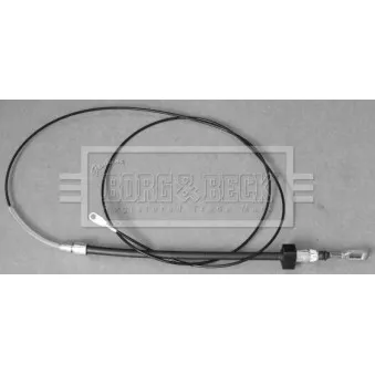 Tirette à câble, frein de stationnement BORG & BECK OEM 2D0609701C