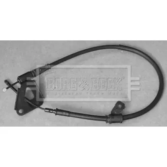 Tirette à câble, frein de stationnement BORG & BECK BKB3583
