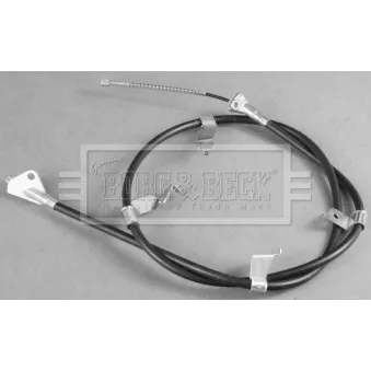 Tirette à câble, frein de stationnement BORG & BECK BKB3818