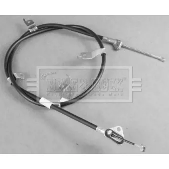 Tirette à câble, frein de stationnement BORG & BECK BKB3819