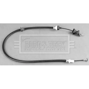 BORG & BECK BKC2060 - Tirette à câble, commande d'embrayage