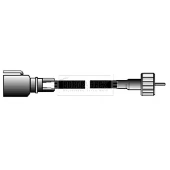 Câble flexible de commande de compteur BORG & BECK BKS2011