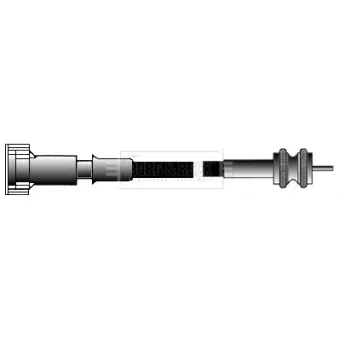 Câble flexible de commande de compteur BORG & BECK OEM 6123C4