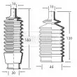 BORG & BECK BSG3036 - Joint-soufflet, direction