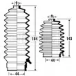BORG & BECK BSG3309 - Joint-soufflet, direction