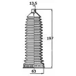 BORG & BECK BSG3400 - Joint-soufflet, direction