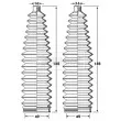 BORG & BECK BSG3413 - Joint-soufflet, direction