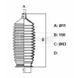 BORG & BECK BSG3463 - Joint-soufflet, direction