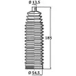BORG & BECK BSG3466 - Joint-soufflet, direction