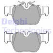 DELPHI LP3598 - Jeu de 4 plaquettes de frein arrière