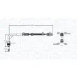 MAGNETI MARELLI 172000151010 - Capteur, température des gaz