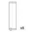 Coussinet de bielle FAI AutoParts [BB2047-025]