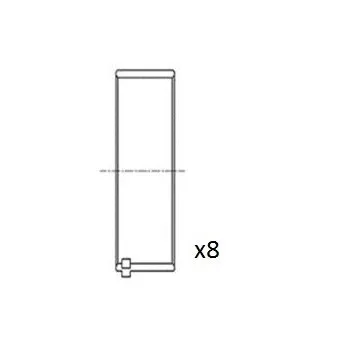 Coussinet de bielle GLYCO 01-4183/4 STD