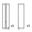 FAI AutoParts BM1000-050 - Coussinet de vilebrequin