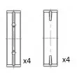 FAI AutoParts BM1015-STD - Coussinet de vilebrequin