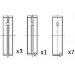 FAI AutoParts BM1051-050 - Coussinet de vilebrequin