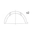 FAI AutoParts BT3014-STD - Rondelle d'écartement, vilebrequin