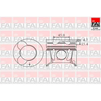 FAI AutoParts PK6-060 - Piston