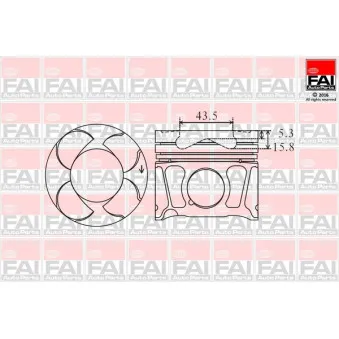 FAI AutoParts PK8-040 - Piston