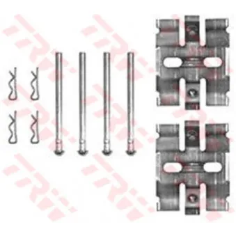 Kit d'accessoires, plaquette de frein à disque TRW PFK118