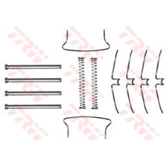Kit d'accessoires, plaquette de frein à disque TRW PFK133