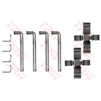 Kit d'accessoires, plaquette de frein à disque TRW PFK143