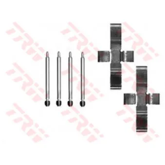 TRW PFK168 - Kit d'accessoires, plaquette de frein à disque
