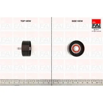 FAI AutoParts T1018 - Poulie renvoi/transmission, courroie de distribution