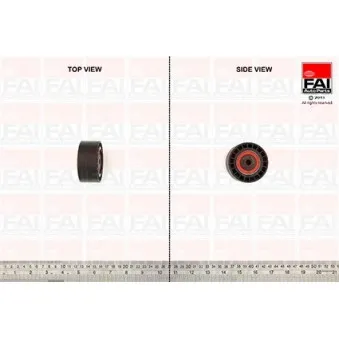 FAI AutoParts T1161 - Poulie renvoi/transmission, courroie de distribution
