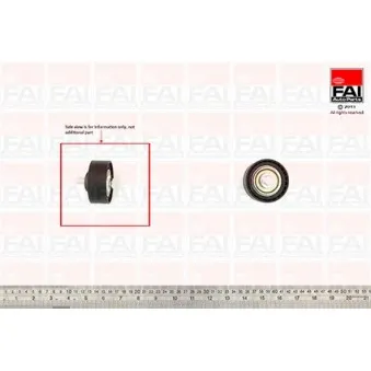 Poulie renvoi/transmission, courroie trapézoïdale à nervures FAI AutoParts OEM 9637024080