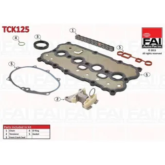 FAI AutoParts TCK125 - Kit de distribution par chaîne