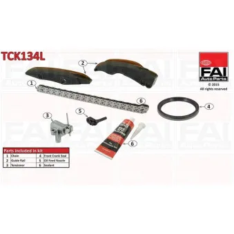 Kit de distribution par chaîne FAI AutoParts TCK134L