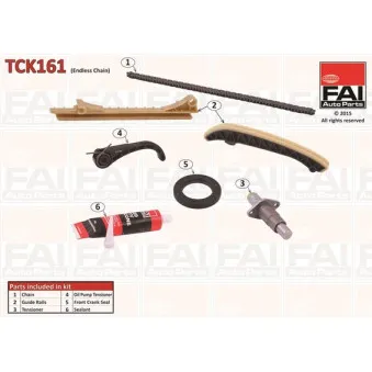 FAI AutoParts TCK161 - Kit de distribution par chaîne