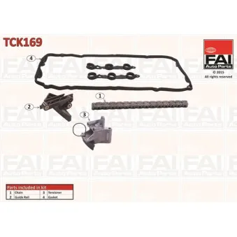 FAI AutoParts TCK169 - Kit de distribution par chaîne