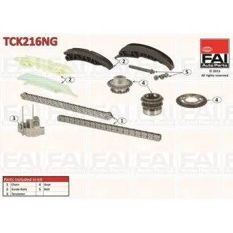 Kit de distribution par chaîne FAI AutoParts TCK216NG