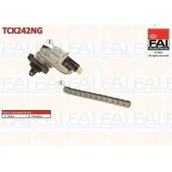 Kit de distribution par chaîne FAI AutoParts TCK242NG