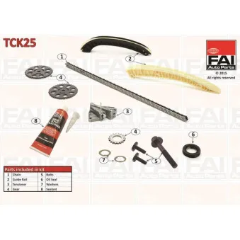 Kit de distribution par chaîne FAI AutoParts TCK25