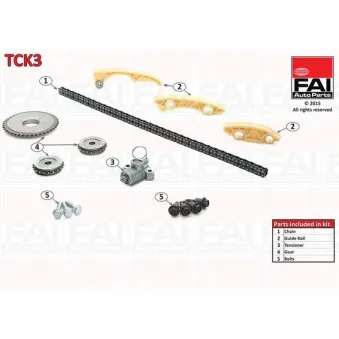 Kit de distribution par chaîne FAI AutoParts OEM TC9501FK