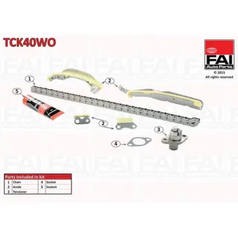 FAI AutoParts TCK40WO - Kit de distribution par chaîne