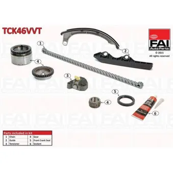 FAI AutoParts TCK46VVT - Kit de distribution par chaîne