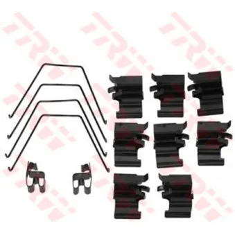 Kit d'accessoires, plaquette de frein à disque TRW OEM 126165100